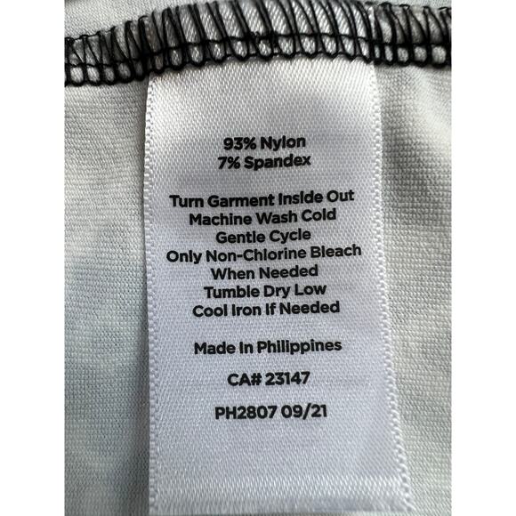 Talbots Womens Petite XLarge Stretch Black White Geo Print Sheath Dress NEW - Picture 10 of 11